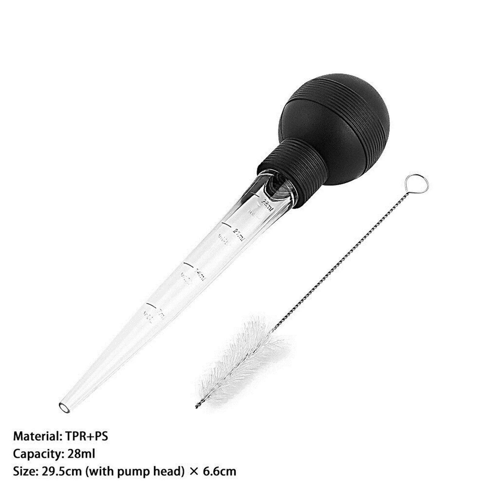 Hiroekza Turkey Baster 28ml Meat Baster Kitchen Utensil For Turkey Beef Pork Roasting Chicken Kitchen Gadgets Clearance – Everyday Kitchen Functionality for Streamlined Everyday Routines