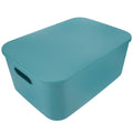 Extra Large with Lid Easy to Hold Storage Bin Office Box – Secure Lid Design for Streamlined Everyday Routines