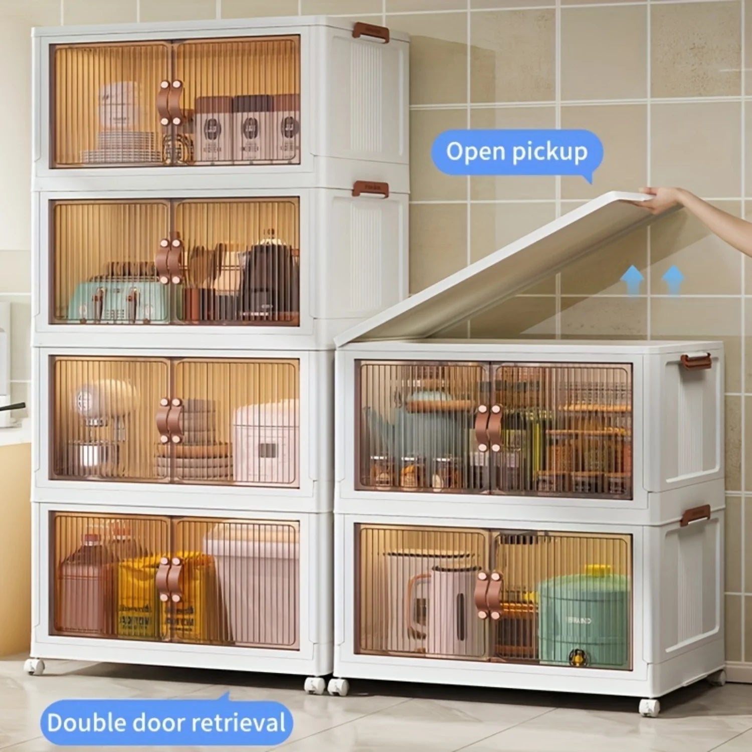 5-layer folding storage box magnetic cabinet door plastic drawer storage rack suitable for bedrooms study rooms toy rooms offices easy and convenient to move multi-layer storage box – Practical Home Organization for Streamlined Everyday Routines