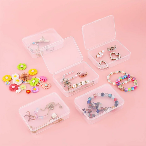 20Pcs Mini Plastic Storage Containers Box with Lid for Collecting Small Items Beads Jewelry Cards Crafts – Secure Lid Design for Streamlined Everyday Routines