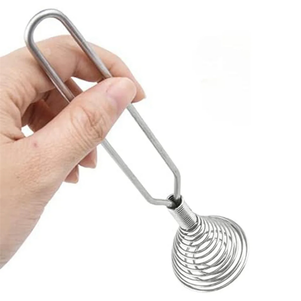 Stainless Steel Spring Coil Whisk Wire Whip-Cream Egg Beater -Cream Hand Mixer Kitchen Tool Accessories for Mixing – Durable Stainless Steel Construction for Streamlined Everyday Routines