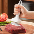 Meat Tenderizer Needle Stainless Steel Prongs Food Grade 5.5x5.5x17cm White – Durable Stainless Steel Construction for Streamlined Everyday Routines