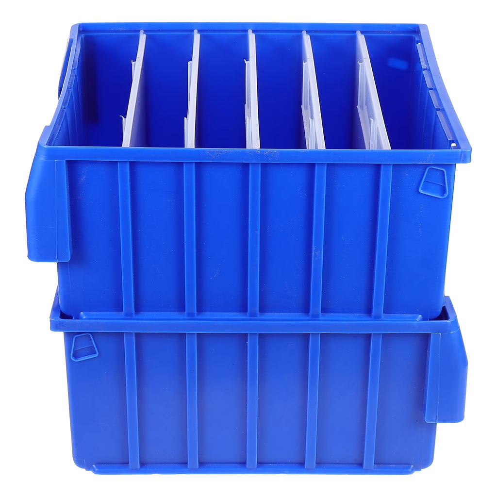 Parts Box Screw Partitions Design Blue Storage Container – Compartmented Organization for Streamlined Everyday Routines