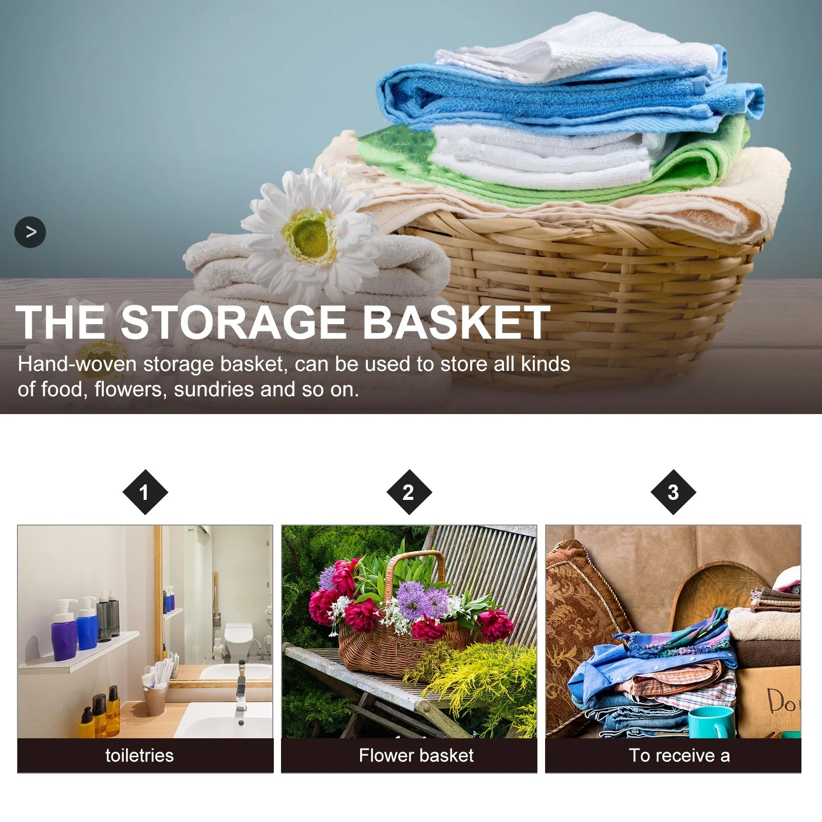 Straw Desktop Storage Box Pantry Basket Bins Hamper for Shelves with Lid Chocolate – Secure Lid Design for Streamlined Everyday Routines