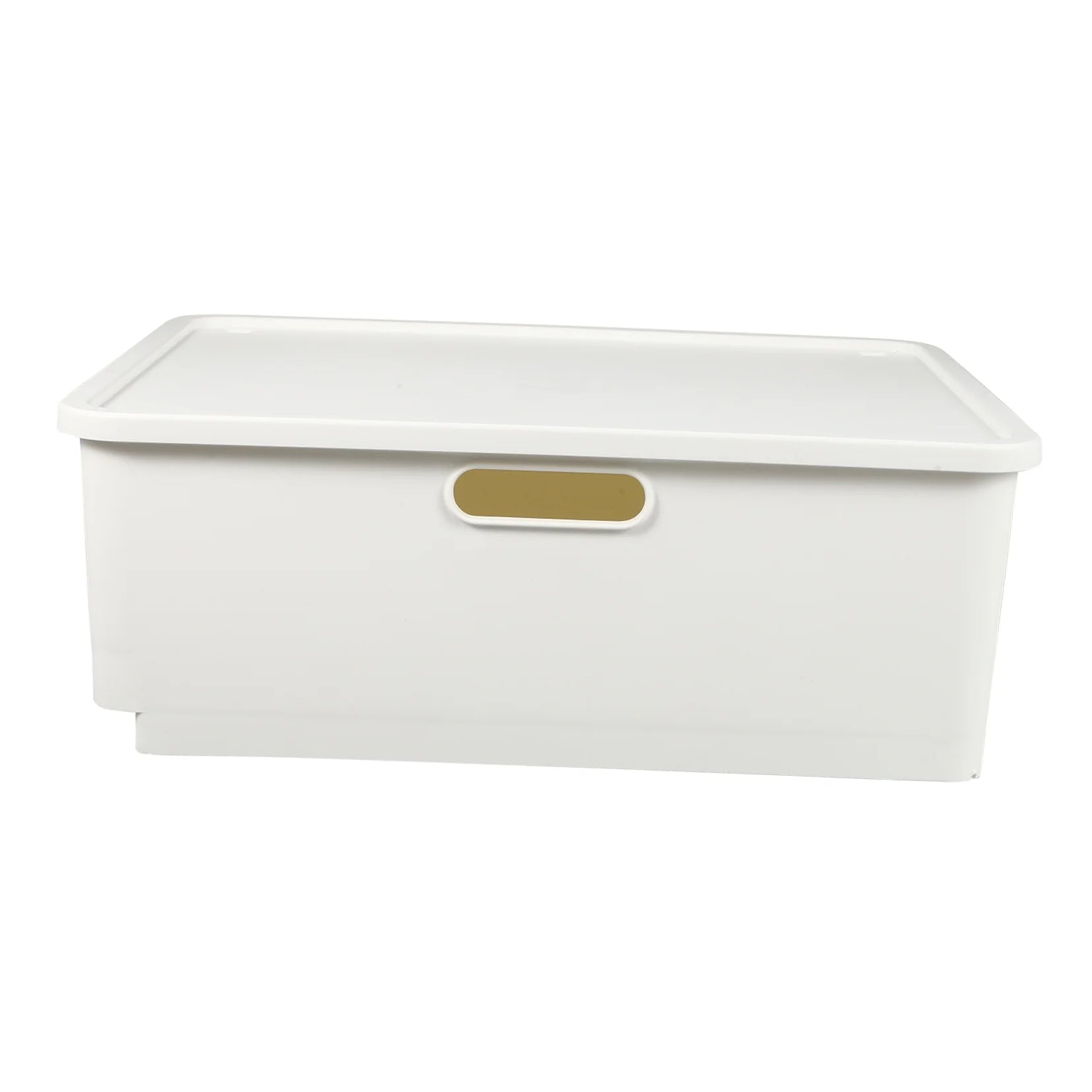 Japanese Storage Box Kitchen Shelves Basket Containers with Lids White – Everyday Household Format for Streamlined Everyday Routines