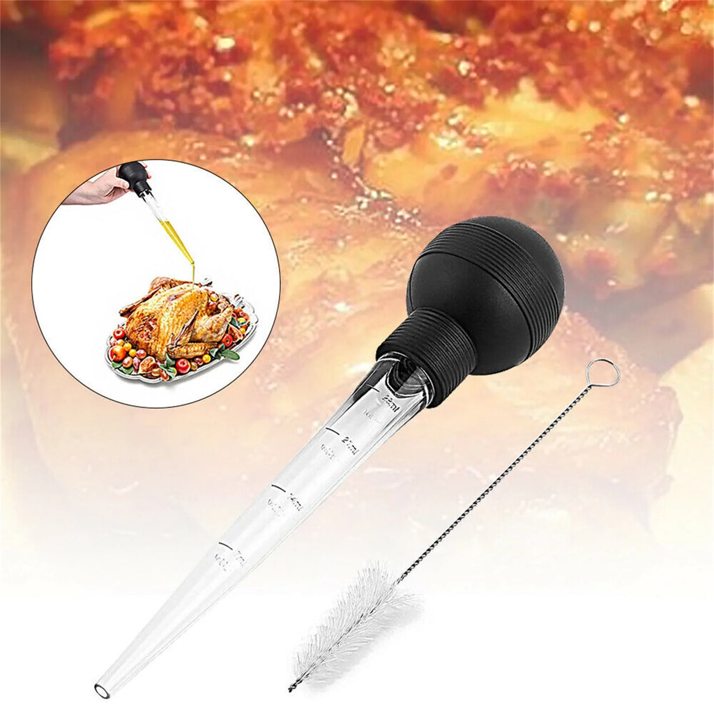 Hiroekza Turkey Baster 28ml Meat Baster Kitchen Utensil For Turkey Beef Pork Roasting Chicken Kitchen Gadgets Clearance – Everyday Kitchen Functionality for Streamlined Everyday Routines
