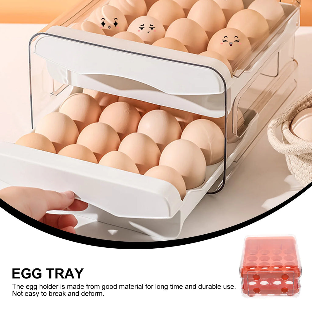 Holder Decor Egg Storage Box Egg Storage Shelf 21.5x22.5x14cm Orange – Practical Home Organization for Streamlined Everyday Routines