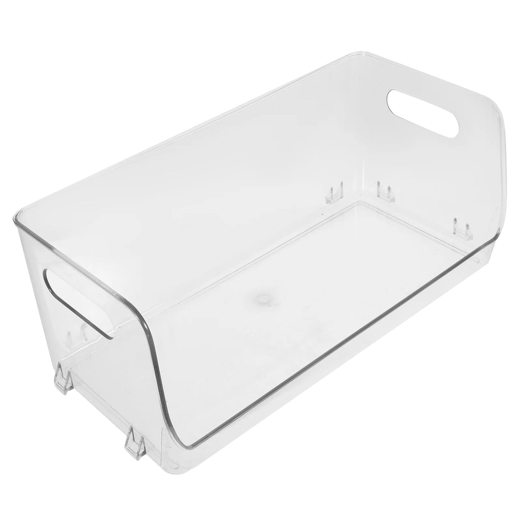 Snack Storage Box Shelf Clear Cosmetic Bin Organization Shelving – Clear-View Organization for Streamlined Everyday Routines