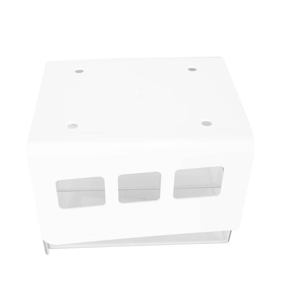Double Storage Box Desktop Boxes Bins Table Shelf Office White – Multiroom Organization Format for Streamlined Everyday Routines