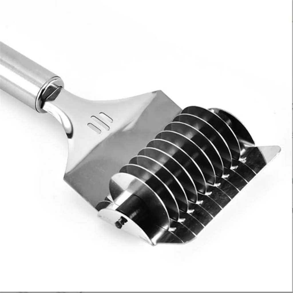 High Grade Stainless Steel Noodle Lattice Roller Dough Cutter for Kitchen Cooking Tools – Durable Stainless Steel Construction for Streamlined Everyday Routines