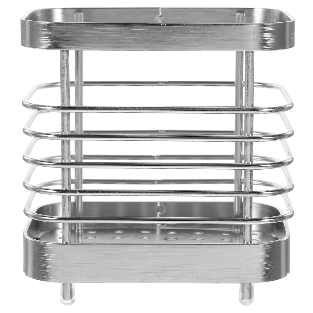unbranded 2pcs Stainless Steel Cutlery Holder Kitchen Worktop Spoon Stand Space-saving Kitchen Utensil Holder – Durable Stainless Steel Construction for Streamlined Everyday Routines