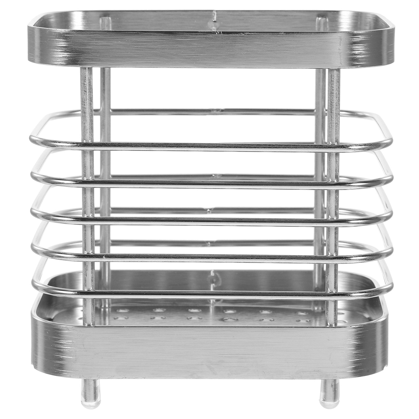 unbranded 2pcs Stainless Steel Cutlery Holder Kitchen Worktop Spoon Stand Space-saving Kitchen Utensil Holder – Durable Stainless Steel Construction for Streamlined Everyday Routines