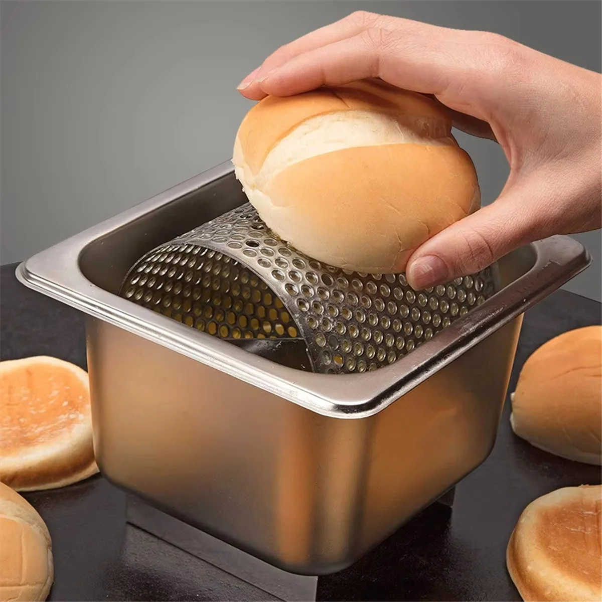 Stainless Steel Butter Wheel - Melted Dispenser for Even Spreading Essential Kitchen Gadget American Burgers – Durable Stainless Steel Construction for Streamlined Everyday Routines