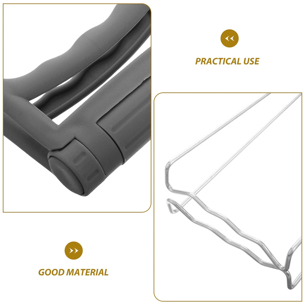 unbrandedKitchen Retriever Tongs Stainless Steel Plate Bowls Gripper Grey – Durable Stainless Steel Construction for Streamlined Everyday Routines