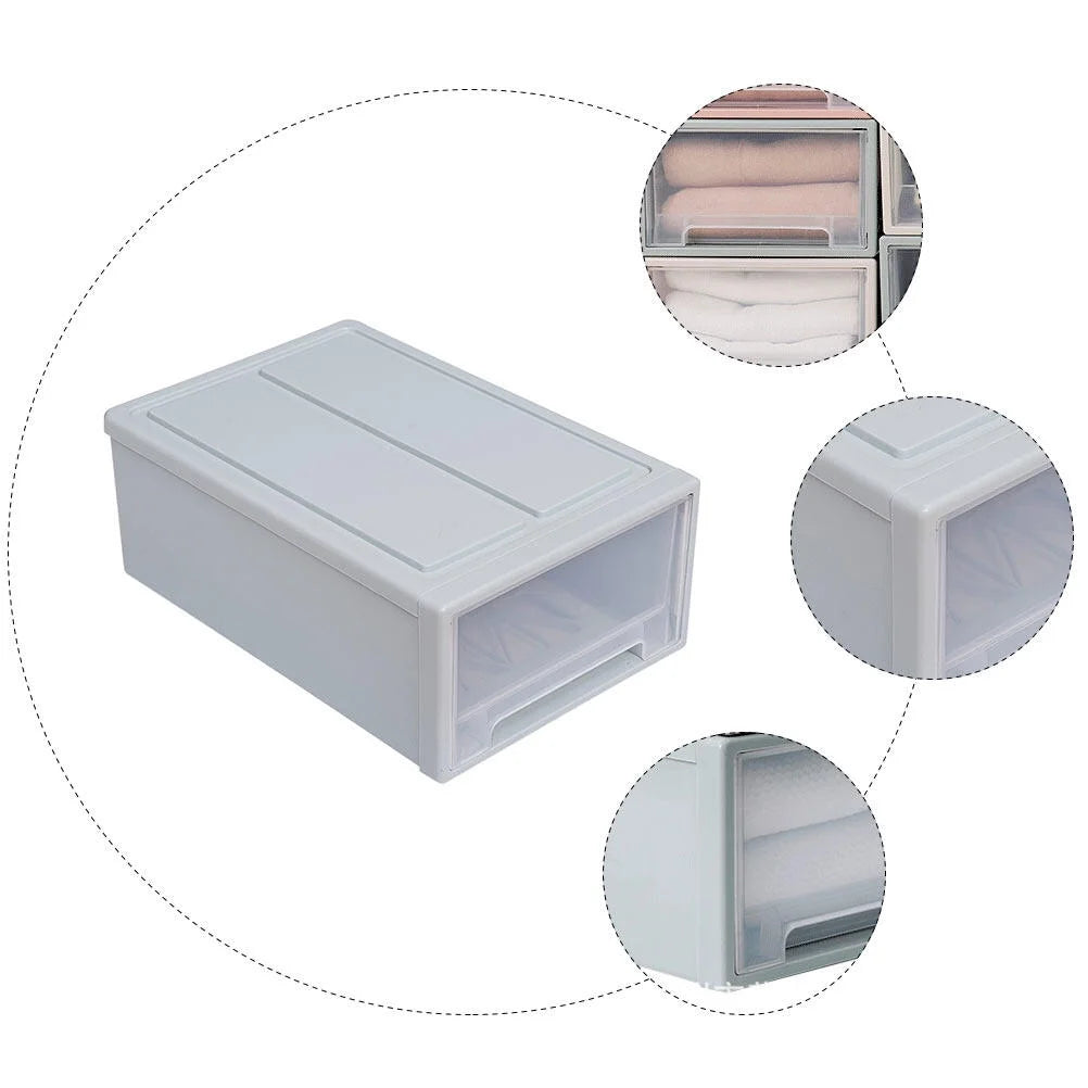 3pcs Drawer Clothes Storage Box Closet Storage Organizer Holder Box for Children Kids RoomNursery Playroom Blue – Everyday Household Format for Streamlined Everyday Routines