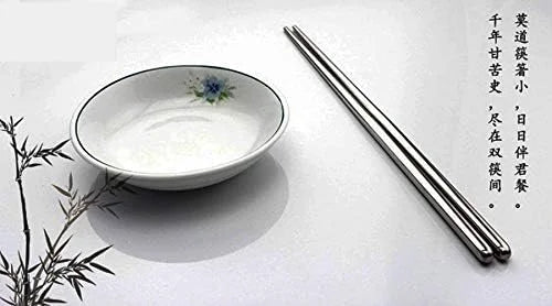 Stainless Steel Chopsticks Metal Reusable Dining Chopsticks 10 Pairs$$Home Decor Kitchen & Other – Durable Stainless Steel Construction for Streamlined Everyday Routines