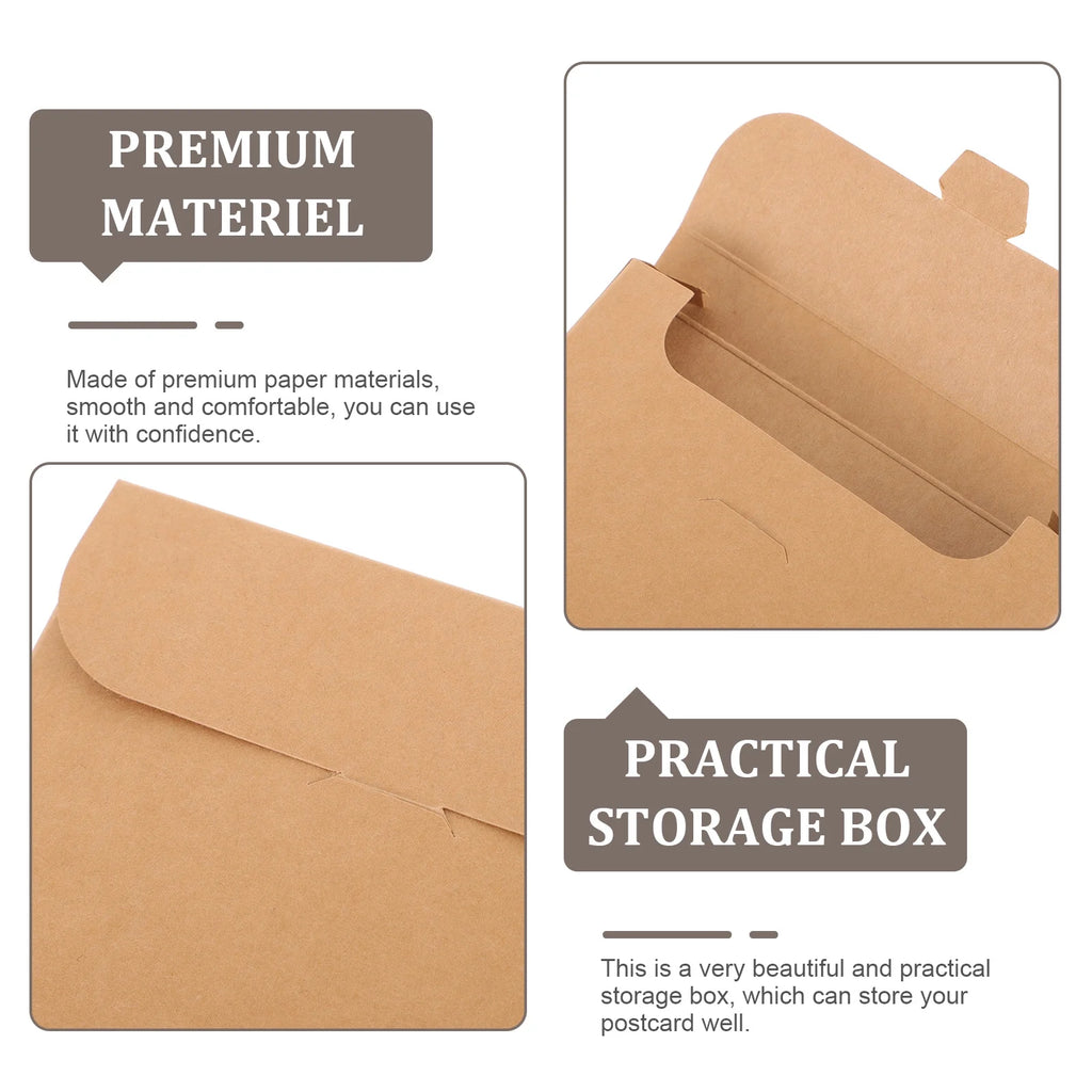 20 Boxes Storage Bins Postcard Organizer Packaging – Practical Home Organization for Streamlined Everyday Routines