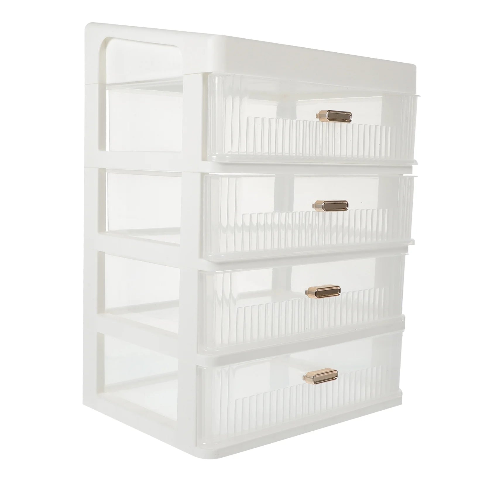 Skincare Desktop Storage Box 32.00X23.00X17.00CM White – Practical Home Organization for Streamlined Everyday Routines