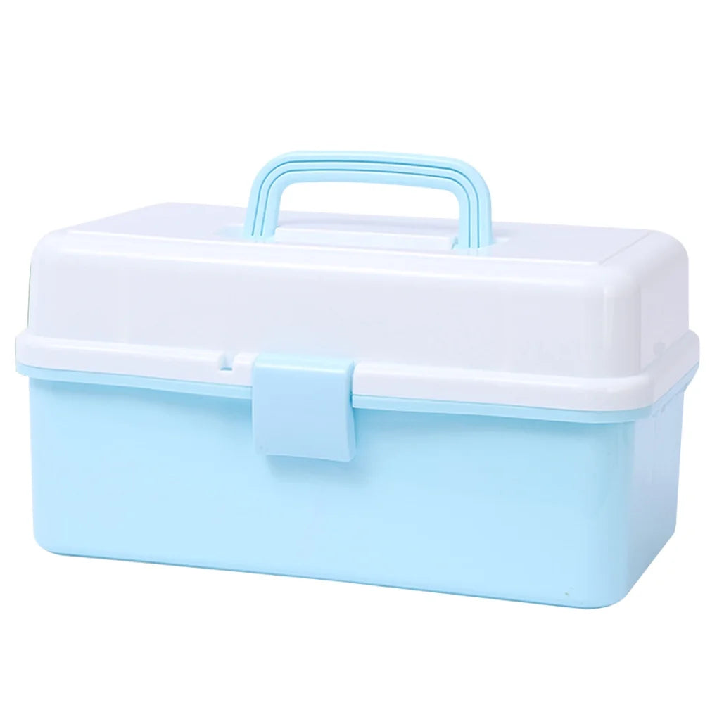 Organizer Boxes Art Tools Storage Container Blue Child – Practical Home Organization for Streamlined Everyday Routines