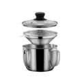 Stainless Steel Fat Separator 1L/4 Cup Gravy Grease with Strainer and Glass Lid Soup Oil Cup – Durable Stainless Steel Construction for Streamlined Everyday Routines