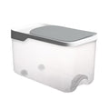 20 Catties Rice Storage Box Jar Cereal Container Dispenser Office Grey – Practical Home Organization for Streamlined Everyday Routines