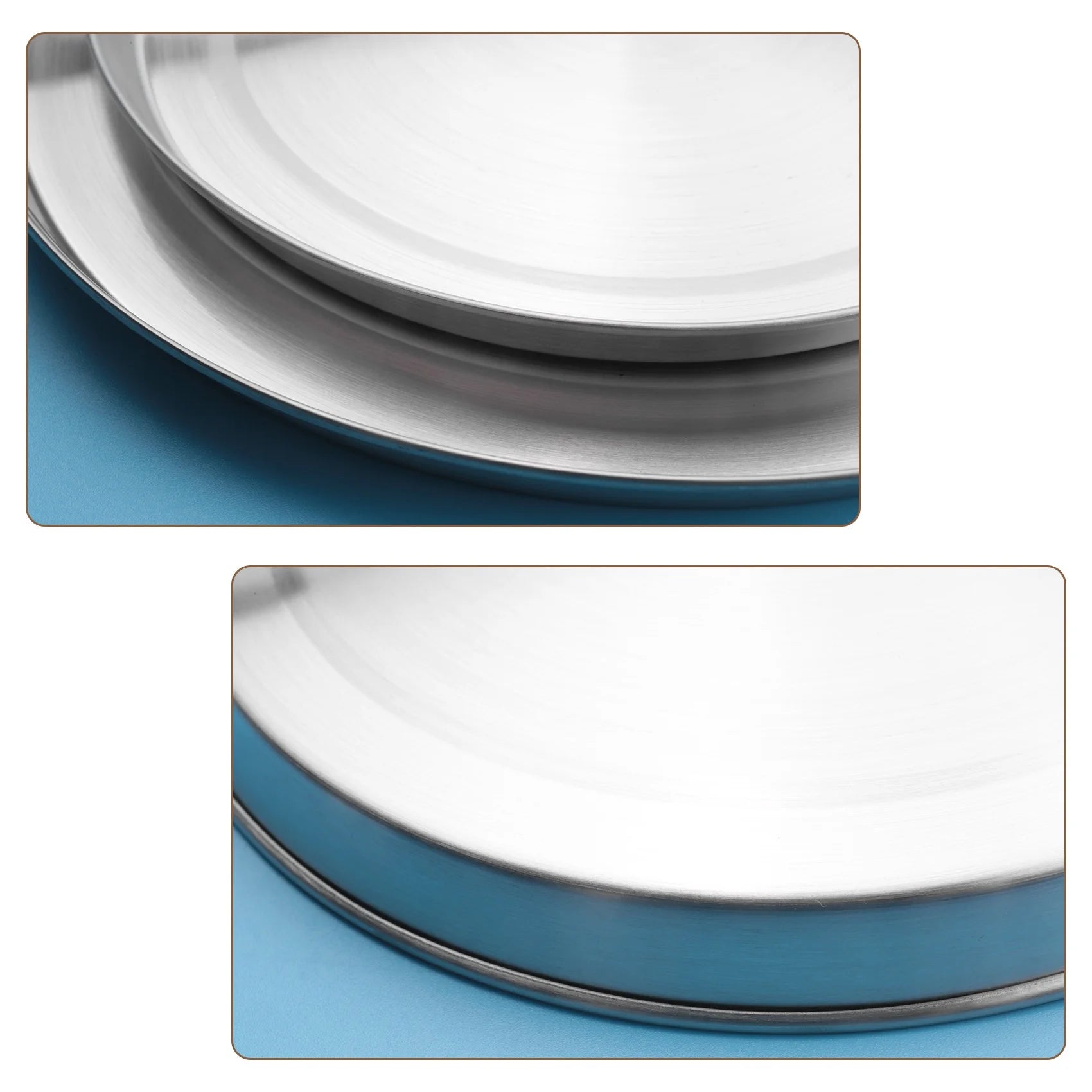 4Pcs Stainless Steel Hob Covers Stove Plate Top Cooker Protector Kit Set Utensils 17/21CM Kitchen Accessories – Durable Stainless Steel Construction for Streamlined Everyday Routines