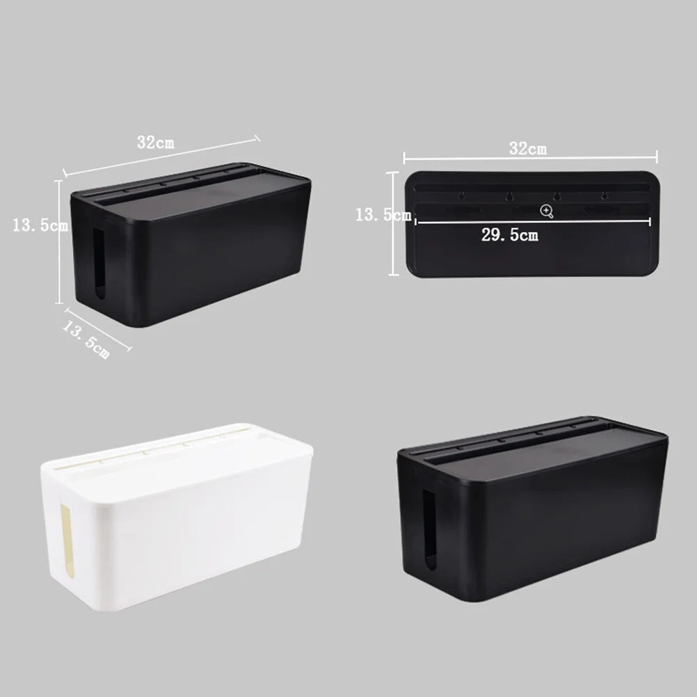 Protectors Wire Anti-dust Storage Box 32.00X13.50X13.50CM White – Practical Home Organization for Streamlined Everyday Routines